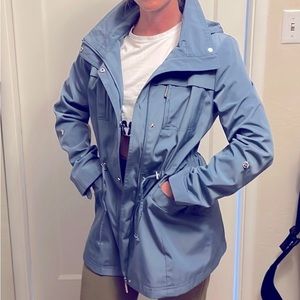 Calvin Klein Waterproof Coat Light Blue